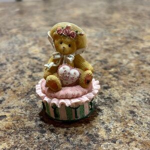 Cherished Teddies Yellow and Pink Figurine